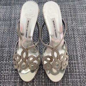 Manolo Blahnik evening sandals 💯 Authentic